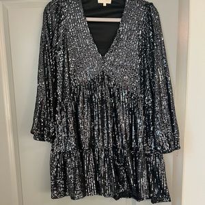 Sequin mini dress